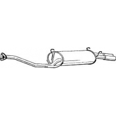 282-045 BOSAL Глушитель выхлопных газов конечный