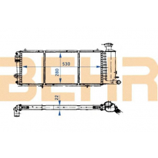 2110321 BEHR Radiator