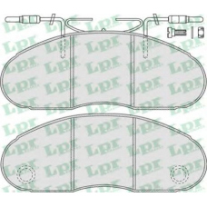 05P580 LPR Комплект тормозных колодок, дисковый тормоз