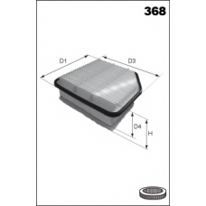 LFAF293 LUCAS FILTERS Воздушный фильтр