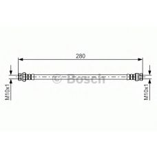 1 987 481 455 BOSCH Тормозной шланг