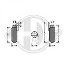 8182403 DIEDERICHS Осушитель, кондиционер