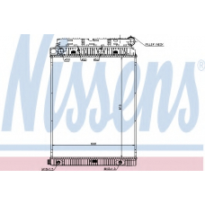 62648 NISSENS Радиатор, охлаждение двигателя