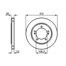 0 986 478 839 BOSCH Тормозной диск