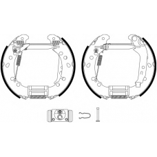 8DB 355 022-791 HELLA PAGID Комплект тормозных колодок