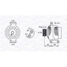 063377493010 MAGNETI MARELLI Генератор