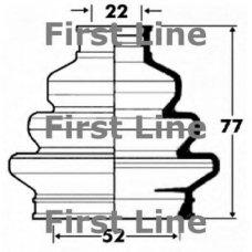 FCB2884 FIRST LINE Пыльник, приводной вал