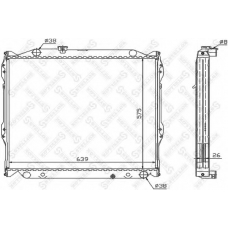 10-26301-SX STELLOX Радиатор, охлаждение двигателя