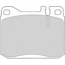 FD4137A NECTO Комплект тормозных колодок, дисковый тормоз