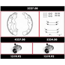 3227.00 ROADHOUSE Комплект тормозов, барабанный тормозной механизм