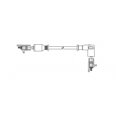 729/55 BREMI Провод зажигания