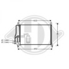 8183001 DIEDERICHS Конденсатор, кондиционер