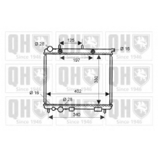 QER2086 QUINTON HAZELL Радиатор, охлаждение двигателя