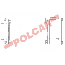 3040K82X POLCAR Skraplacze klimatyzacji