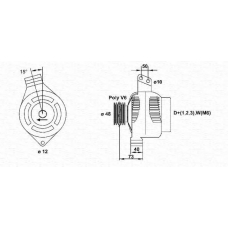 063377403010 MAGNETI MARELLI Генератор