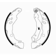 8DB 355 020-081 HELLA Комплект тормозных колодок