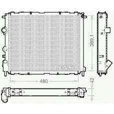 DRM23009 DENSO Радиатор, охлаждение двигателя