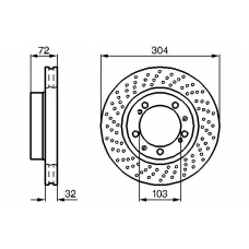 0 986 478 599 BOSCH Тормозной диск