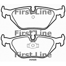 FBP3305 FIRST LINE Комплект тормозных колодок, дисковый тормоз