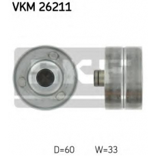 VKM 26211 SKF Паразитный / ведущий ролик, зубчатый ремень