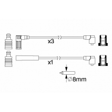 0 986 356 733 BOSCH Комплект проводов зажигания