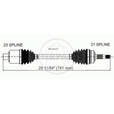 RN-8-29-217 InterParts Приводной вал