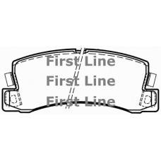 FBP1624 FIRST LINE Комплект тормозных колодок, дисковый тормоз
