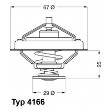 4166.79 WAHLER Термостат, охлаждающая жидкость