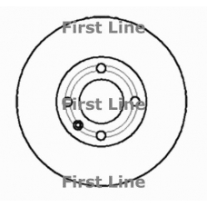 FBD1222 FIRST LINE Тормозной диск