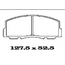 BL1189A1 FTE Комплект тормозных колодок, дисковый тормоз