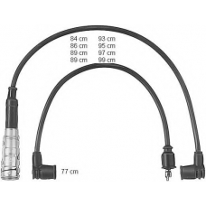 ZEF472 BERU Комплект проводов зажигания