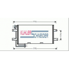 1320071 KUHLER SCHNEIDER Конденсатор, кондиционер