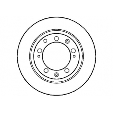 NBD622 NATIONAL Тормозной диск