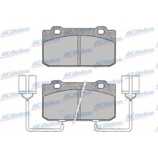 AC05D018D AC Delco Комплект тормозных колодок, дисковый тормоз