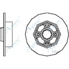 DSK2550 APEC Тормозной диск