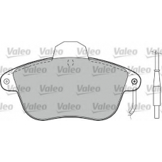 540469 VALEO Комплект тормозных колодок, дисковый тормоз