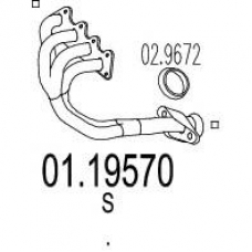 01.19570 MTS Труба выхлопного газа