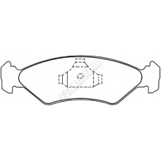 FBP1156 FIRST LINE Комплект тормозных колодок, дисковый тормоз