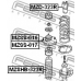 MZSS-016 FEBEST Подвеска, амортизатор