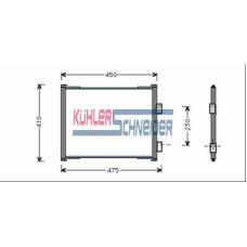 1821601 KUHLER SCHNEIDER Конденсатор, кондиционер