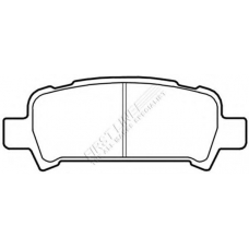 FBP3334 FIRST LINE Комплект тормозных колодок, дисковый тормоз