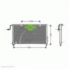 94-6114 KAGER Конденсатор, кондиционер