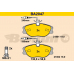 BA2047 BARUM Комплект тормозных колодок, дисковый тормоз