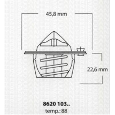 8620 10388 TRISCAN Термостат, охлаждающая жидкость
