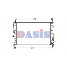 090710N AKS DASIS Радиатор, охлаждение двигателя