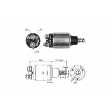 ZM638 ERA Тяговое реле, стартер