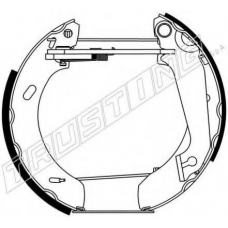 6069 TRUSTING Комплект тормозных колодок