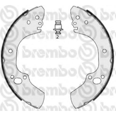 S 59 526 BREMBO Комплект тормозных колодок