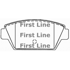 FBP1410 FIRST LINE Комплект тормозных колодок, дисковый тормоз