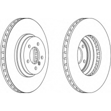 DDF1634-1 FERODO Тормозной диск